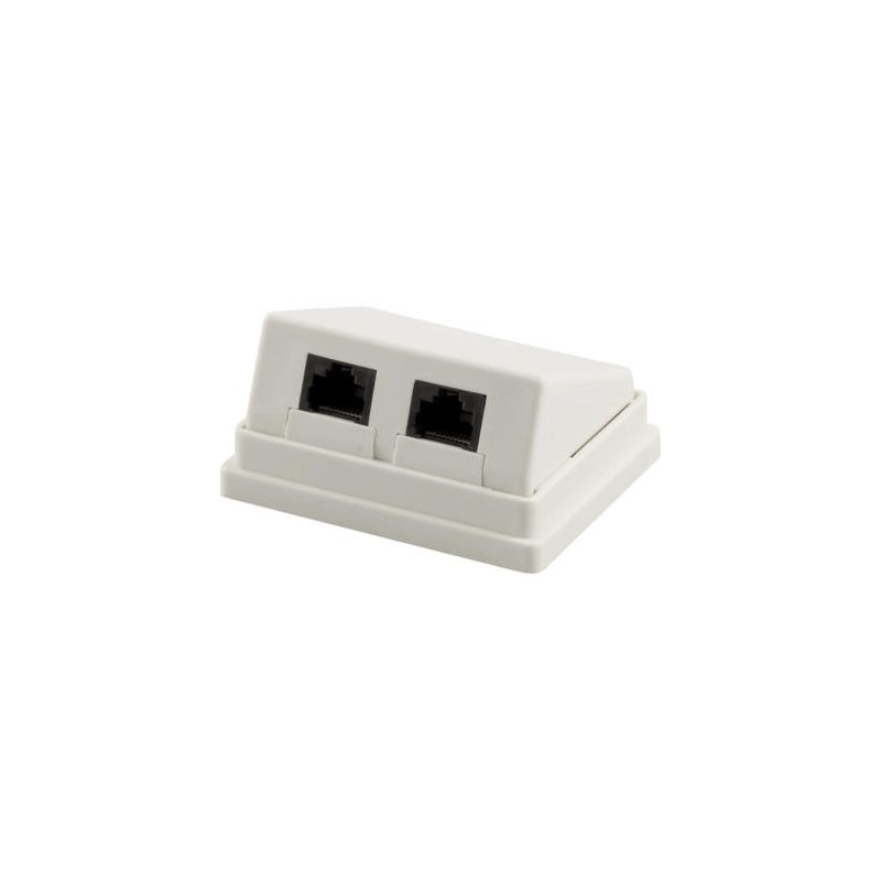 Boîtier de montage CAT5e UTP, blanc