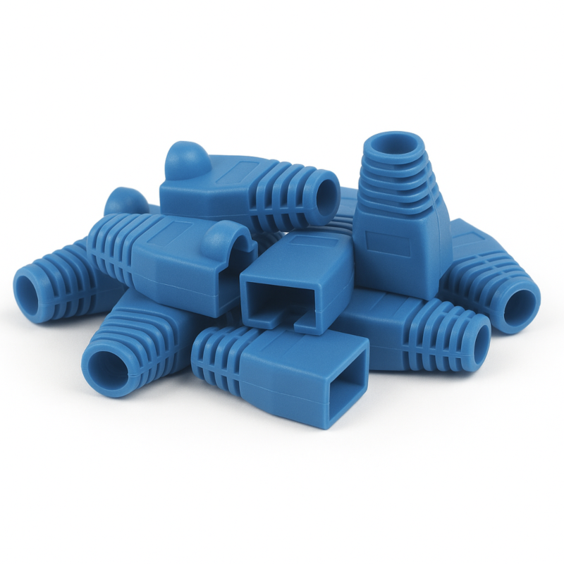 DANICOM manchon de câble RJ45 bleu grand - 10 pièces