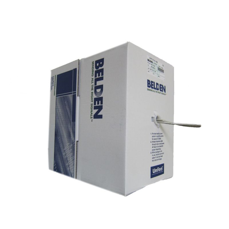 Câble Belden 1583e - RJ45 CAT5e UTP – 100% cuivre – Rigide - 305m