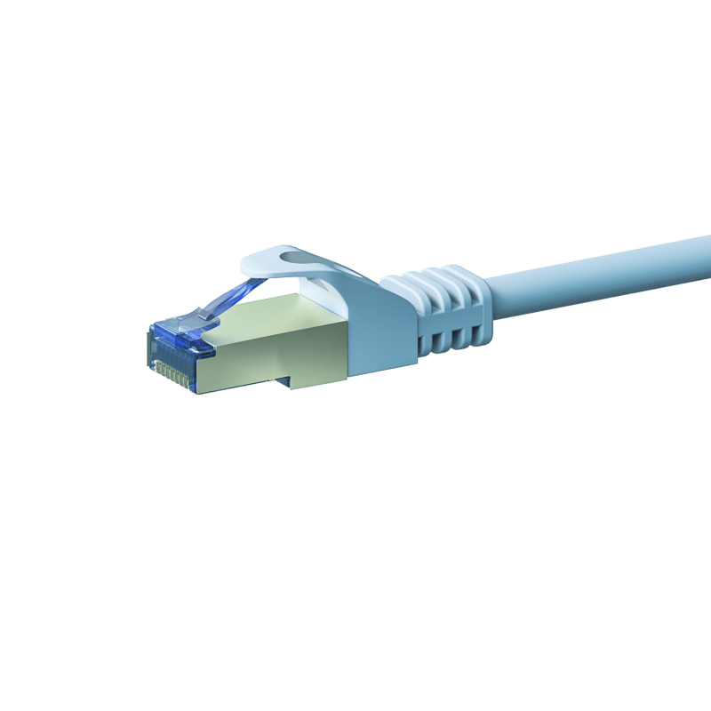 Câble CAT6A S/FTP (PIMF) 100% cuivre blanc - 2m