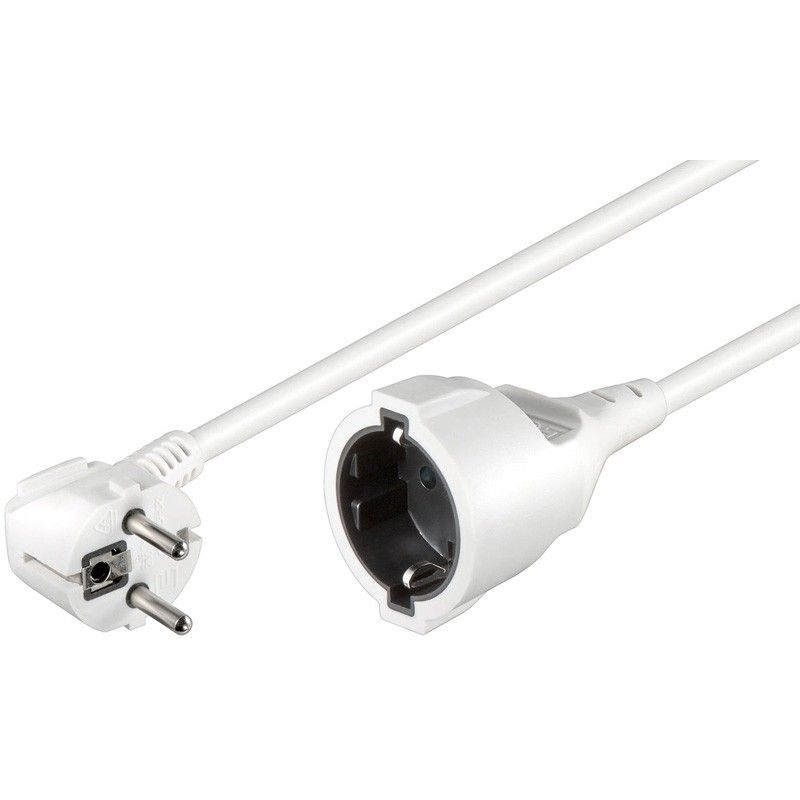 Câble d'alimentation Schuko 3m Blanc
