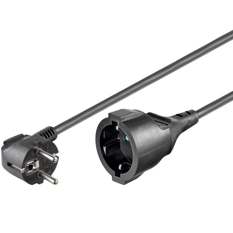 Câble d'alimentation Schuko 2m Noir