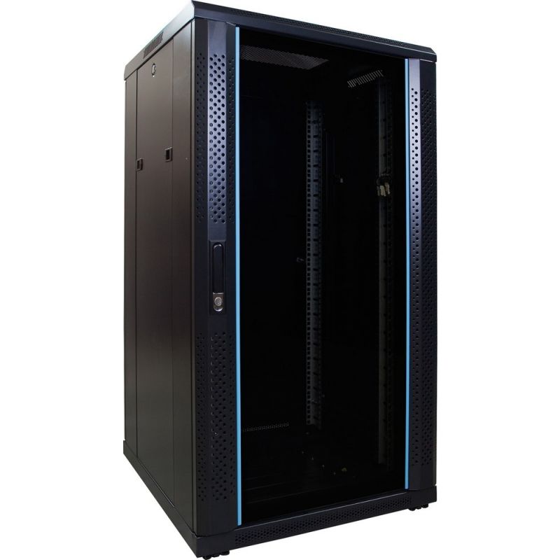 Baie de serveur 22U avec porte en verre 600x600x1200mm (LXPXH)