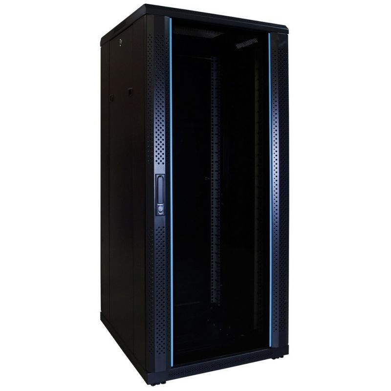 Baie de serveur 27U avec porte en verre 600x600x1400mm (LXPXH)