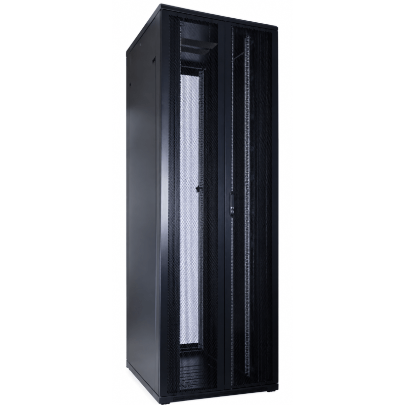 Baie serveur 47U avec double porte avant et arrière perforée 600x800x2200mm (LxPxH)