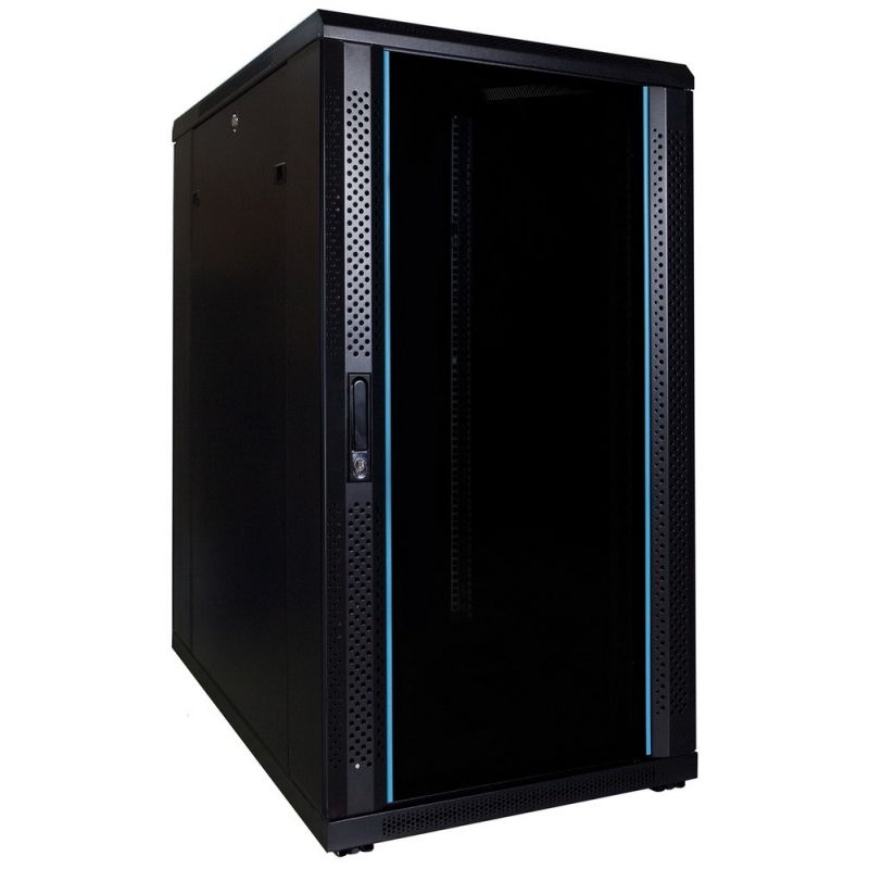 Baie de serveur 22U avec porte en verre 600x800x1200mm (LXPXH)