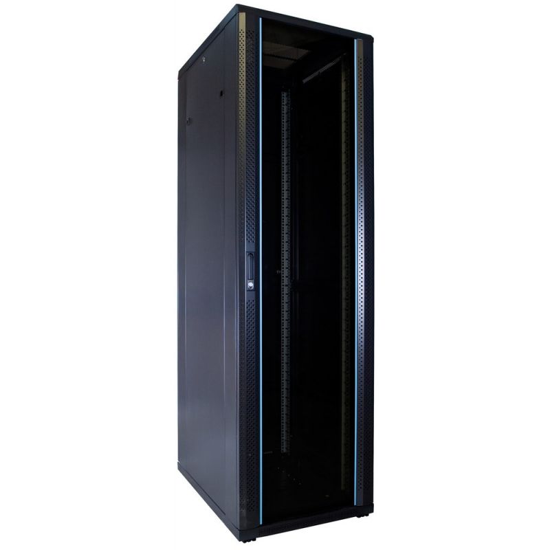 Baie de serveur 42U avec porte en verre 600x800x2000mm (LXPXH)