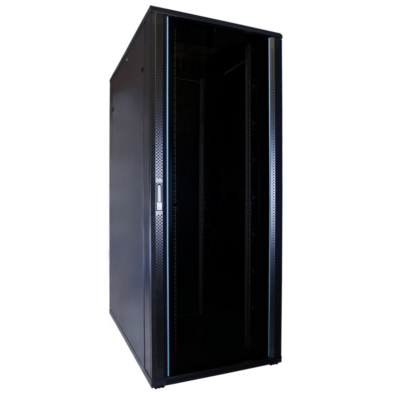Baie de serveur 42U avec porte en verre 800x1200x2000mm (LXPXH)