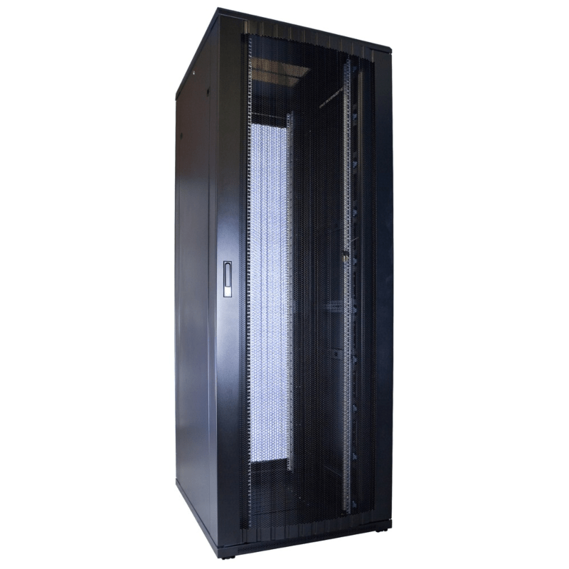 Baie de serveur 47U avec porte perforée 800x1000x2260mm (LXPXH)