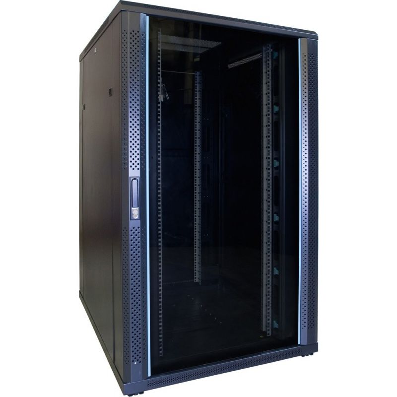 Baie de serveur 27U avec porte en verre 800x1000x1400mm (LXPXH)