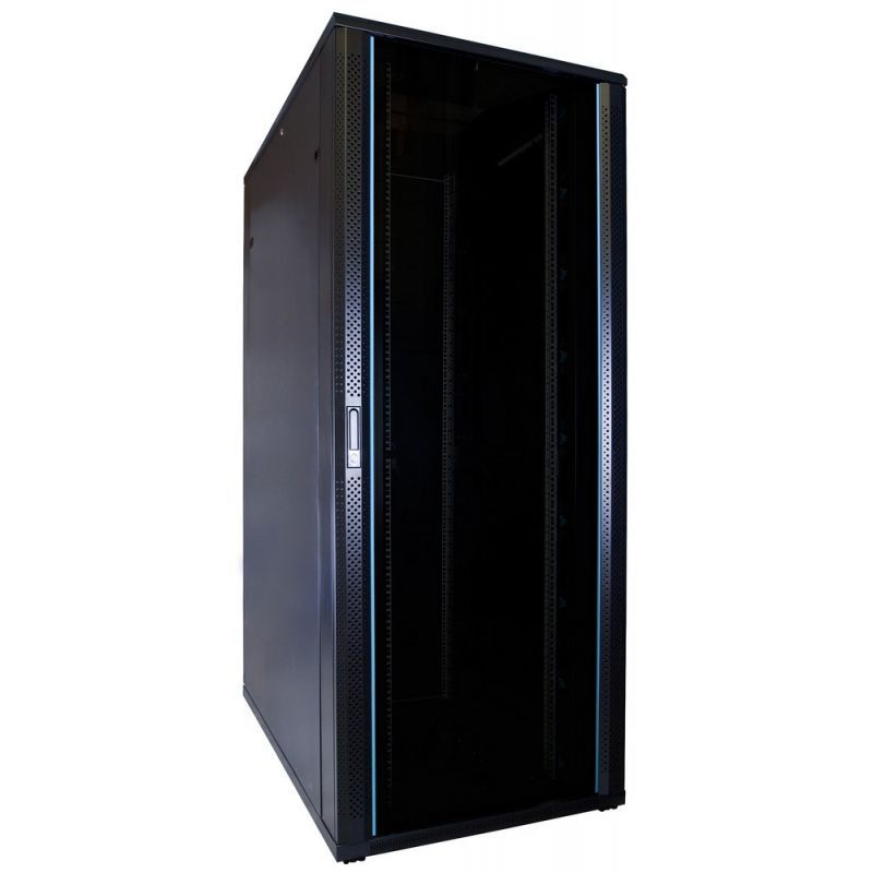 Baie de serveur 47U avec porte en verre 800x1200x2200mm (LxPxH)