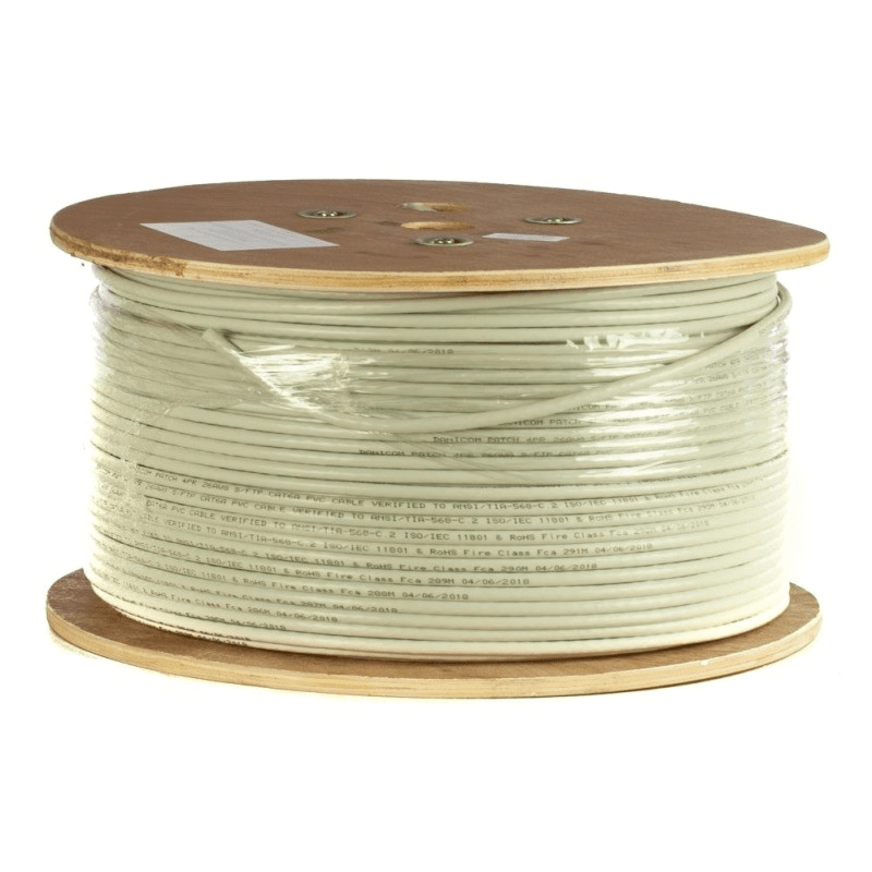 DANICOM CAT6A SFTP 305m câble sur bobine rigide -  LSZH (B2ca)