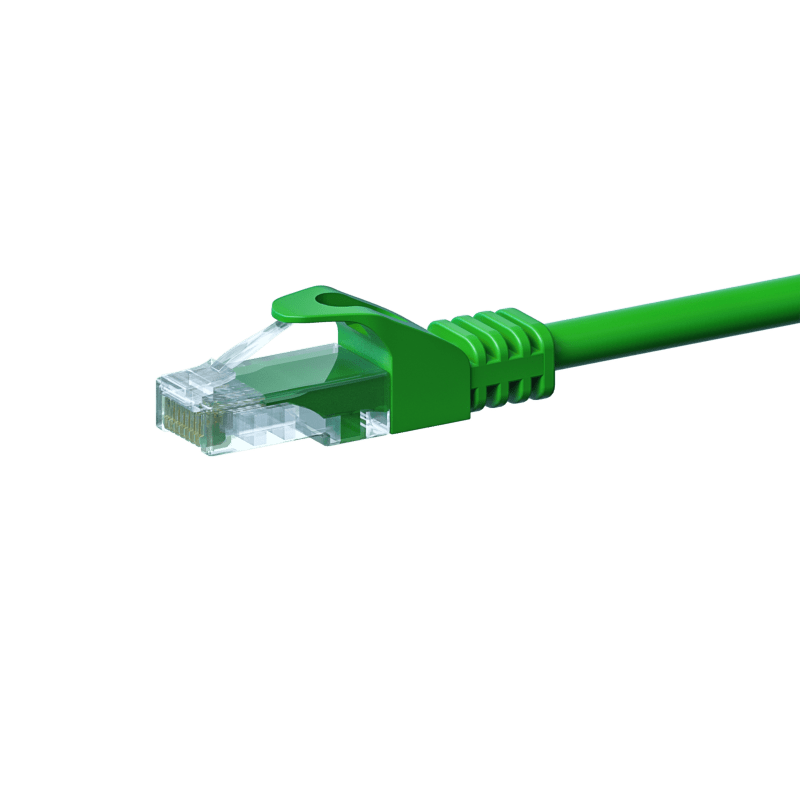 Câble CAT5e UTP CCA vert - 5m
