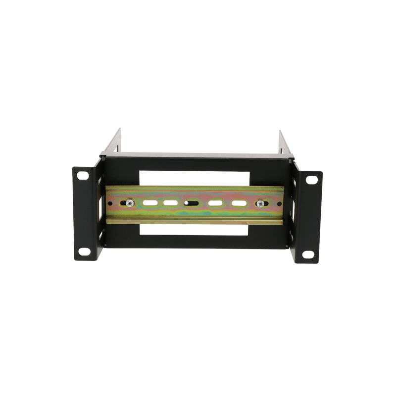 Rail DIN 2U pour racks 10 pouces - réglable en profondeur