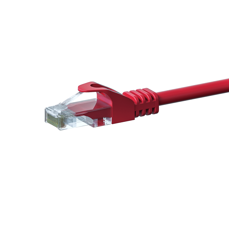 Câble Cat5e UTP 100% cuivre rouge - 0.25m