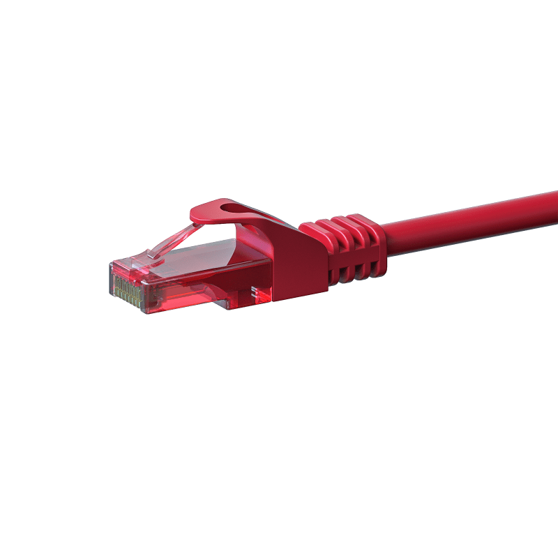 Câble CAT6 UTP 100% cuivre rouge - 0.25m