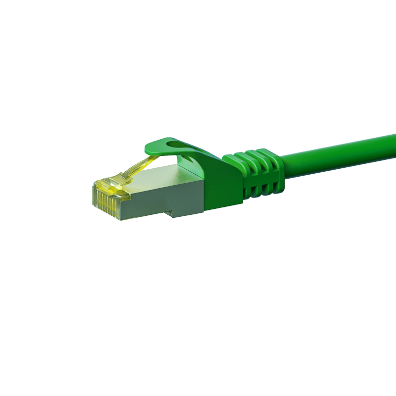 Câble CAT7 SFTP / PIMF Vert - 0.25m