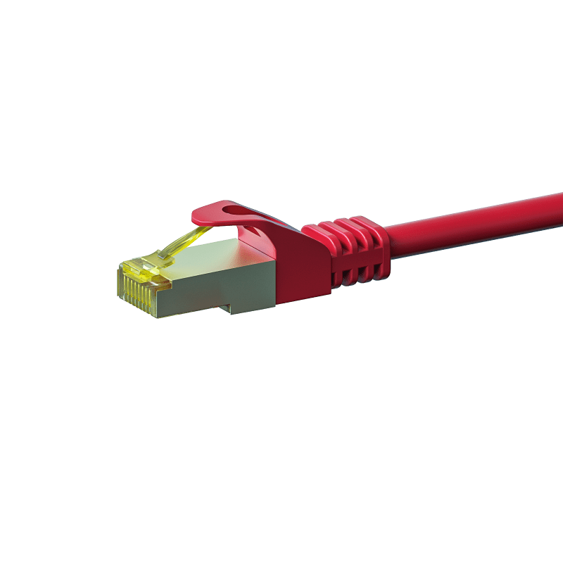 Câble CAT7 SFTP / PIMF Rouge - 0.50m
