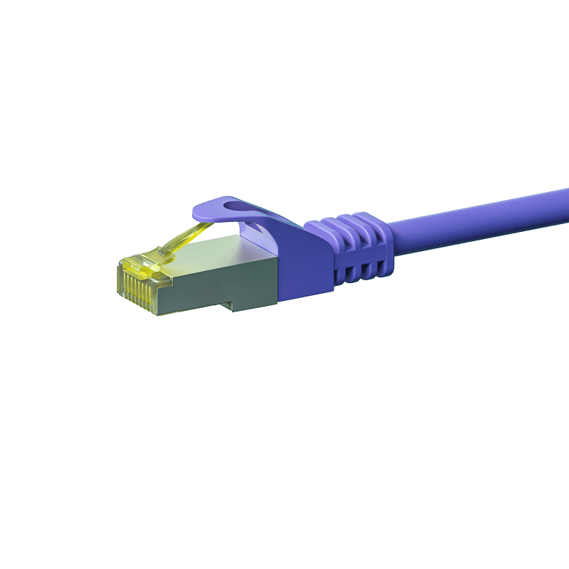 Câble CAT7 SFTP / PIMF Violet - 1m