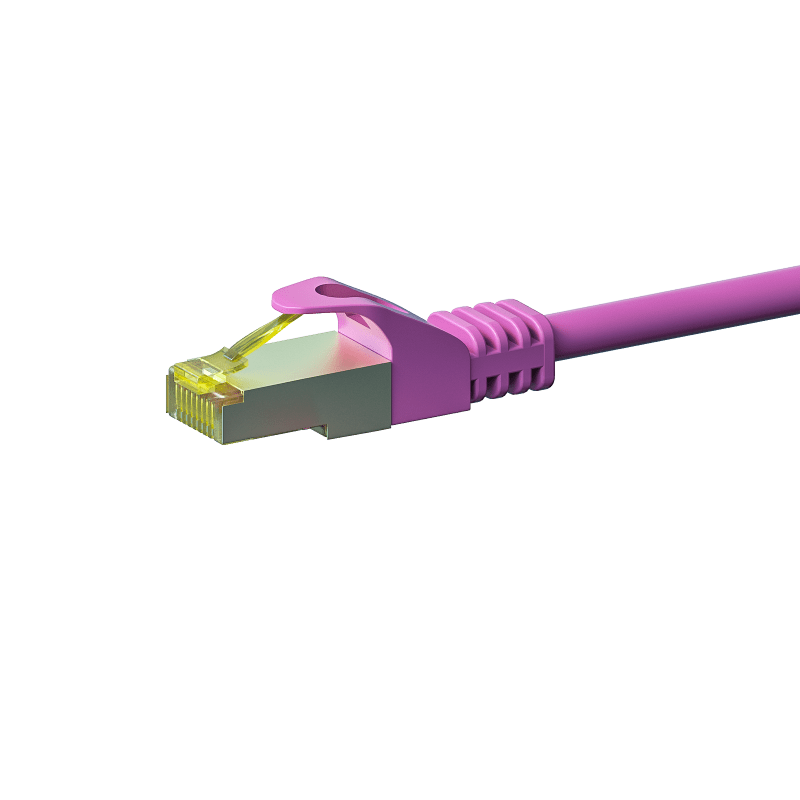 Câble CAT7 SFTP / PIMF Rose - 0.50m