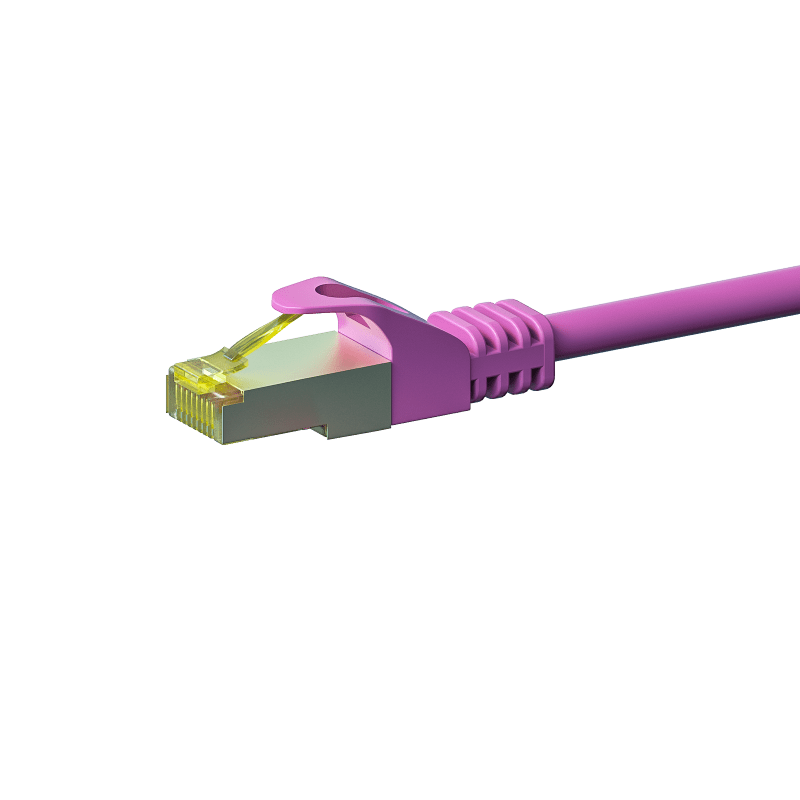 Câble CAT7 SFTP / PIMF Rose - 1m