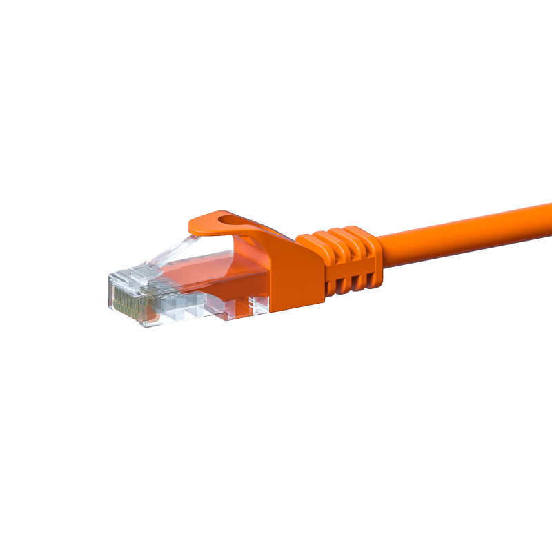 Câble CAT5e UTP CCA orange - 0.50m