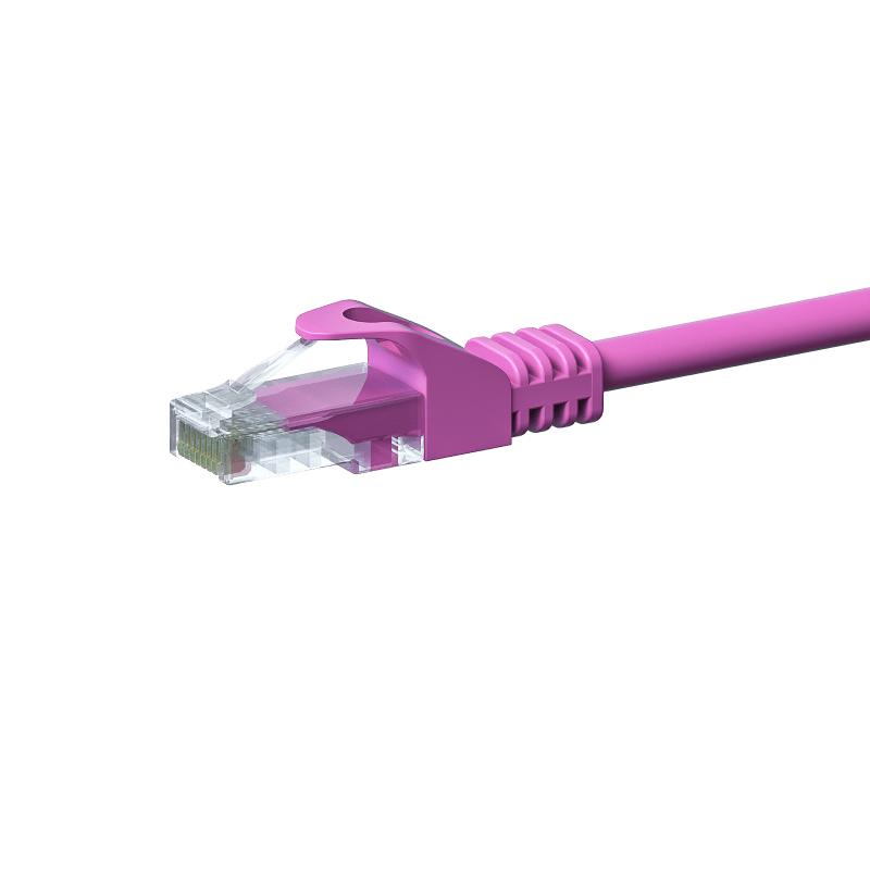 Câble CAT5e UTP CCA rose - 1.50m