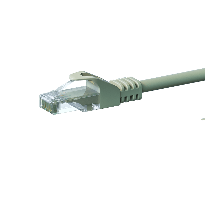 Câble CAT6 UTP CCA gris - 1.50m