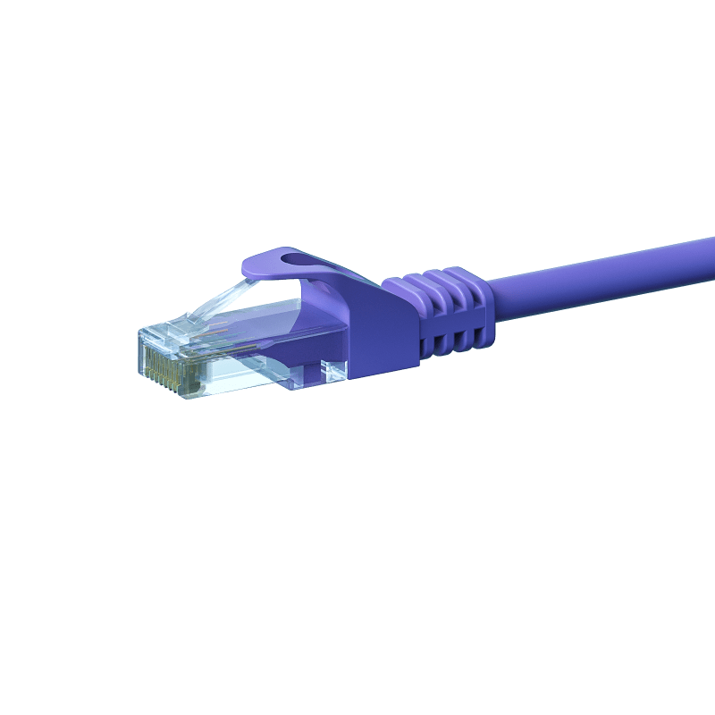 Câble CAT6 UTP CCA violet - 3m