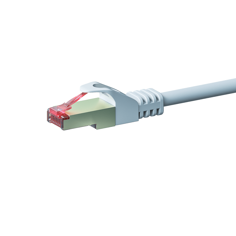 Câble CAT6 SSTP / PIMF Blanc - 0.25m