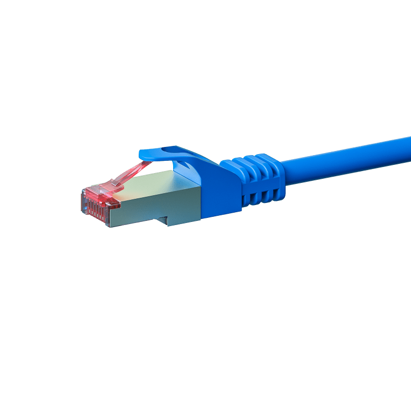 Câble CAT6 SSTP / PIMF Bleu - 0.25m