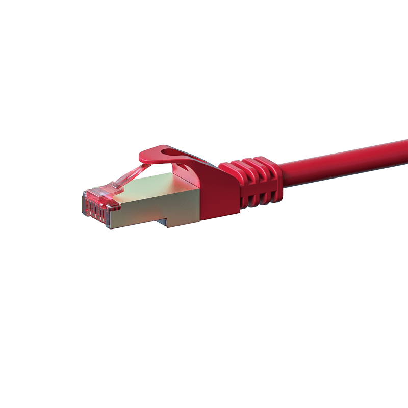 Câble CAT6 SSTP / PIMF Rouge - 0.50m