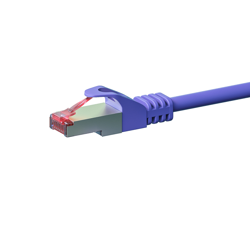 Câble CAT6 SSTP / PIMF Violet - 0.50m