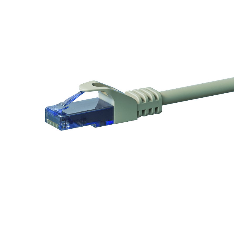 Câble CAT6A UTP 100% cuivre gris - 5m