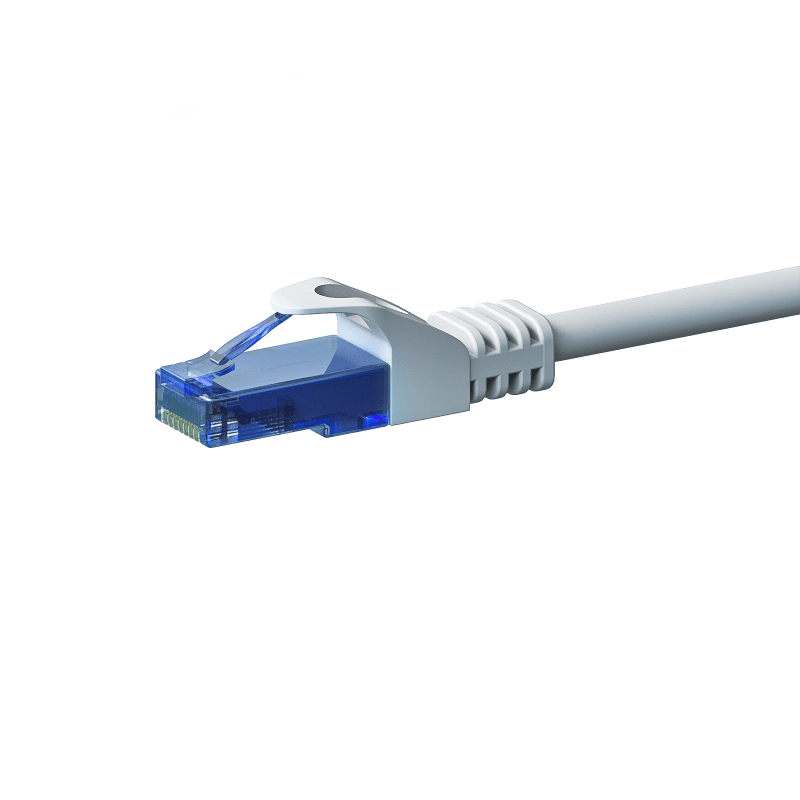 Câble CAT6A UTP 100% cuivre blanc - 20m