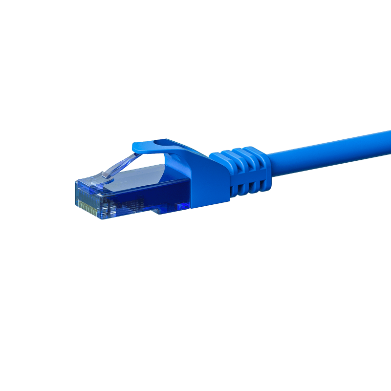 Câble CAT6A UTP 100% cuivre bleu - 50m