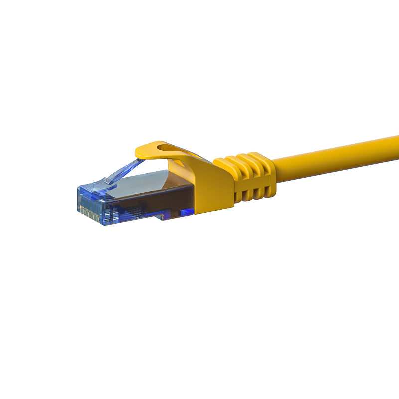 Câble CAT6a 100% cuivre jaune - 50m 