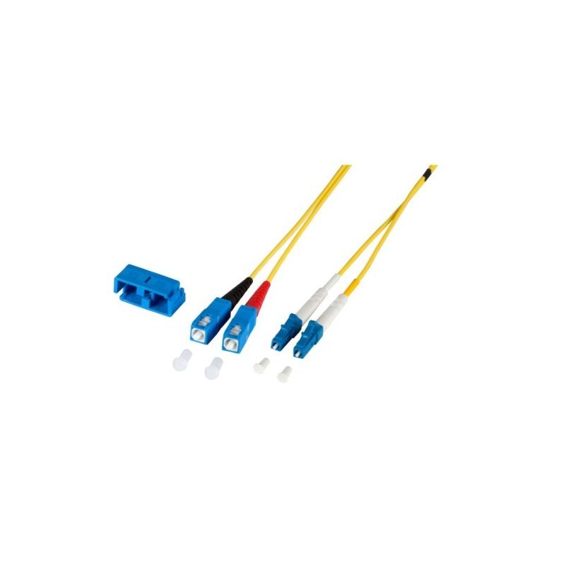 Câble optique à fibre optique duplex OS2 LC-SC 5M