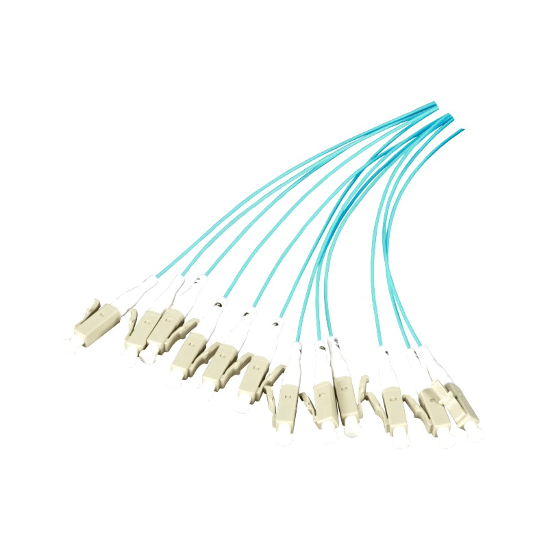 OM3 Fibre optique Pigtail Turquoise SC - 12 pièces