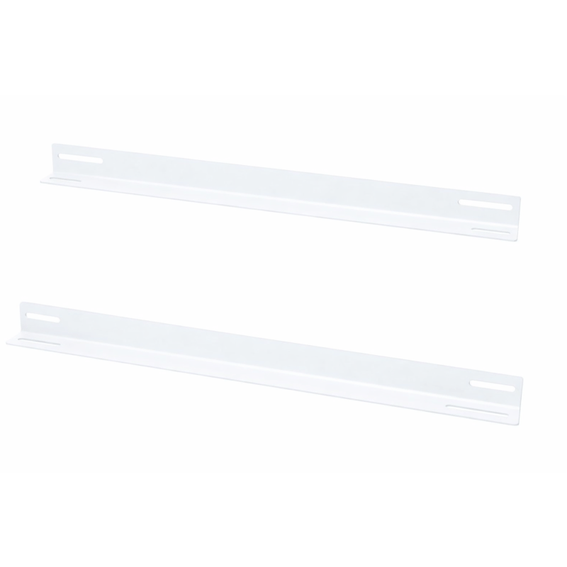 Pack de 2 L-profil adapté aux baies murales de 450 mm de profondeur - blanc