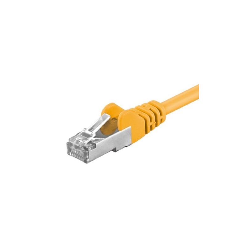 Câble Cat5e FTP jaune - 10m