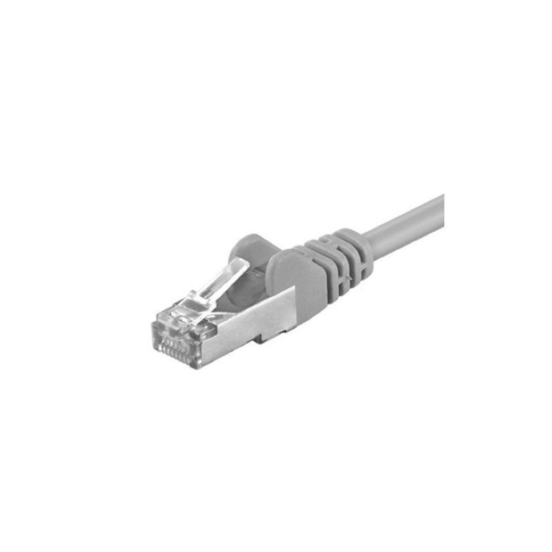 Câble Cat5e FTP gris - 1m