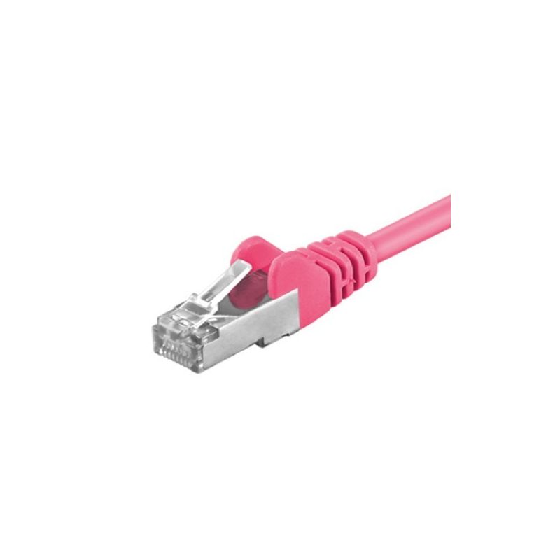 Câble Cat5e FTP rose - 15m