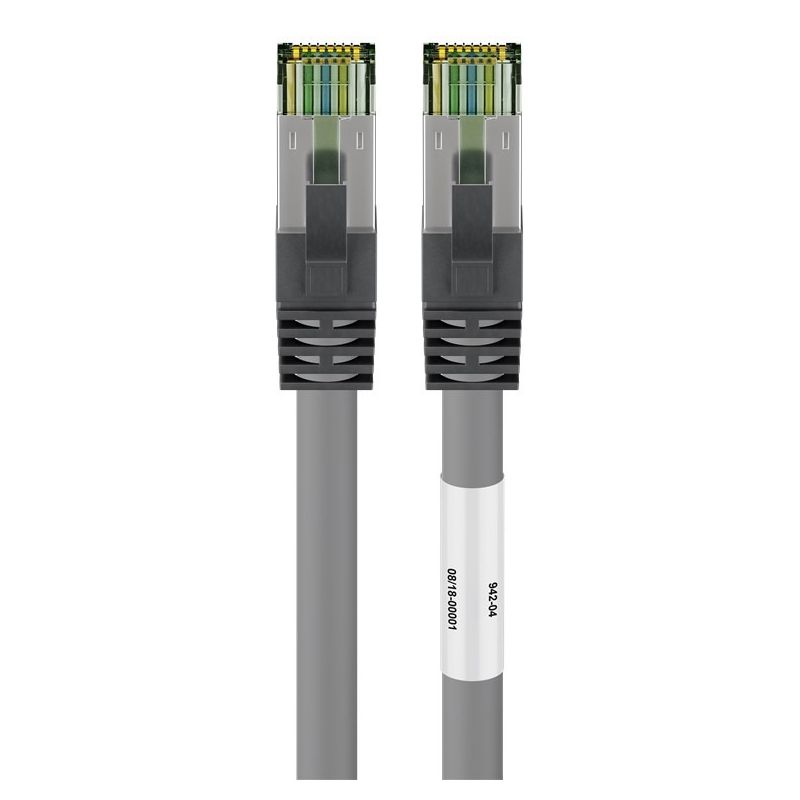 Câble RJ45 Cat8 S/FTP (PIMF) Gris - 2m 