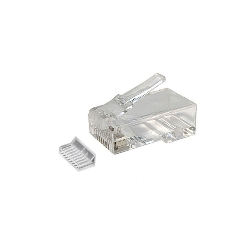 Connecteur RJ45 CAT6  + Pièce auxiliaire - pour câble flexible - non blindé