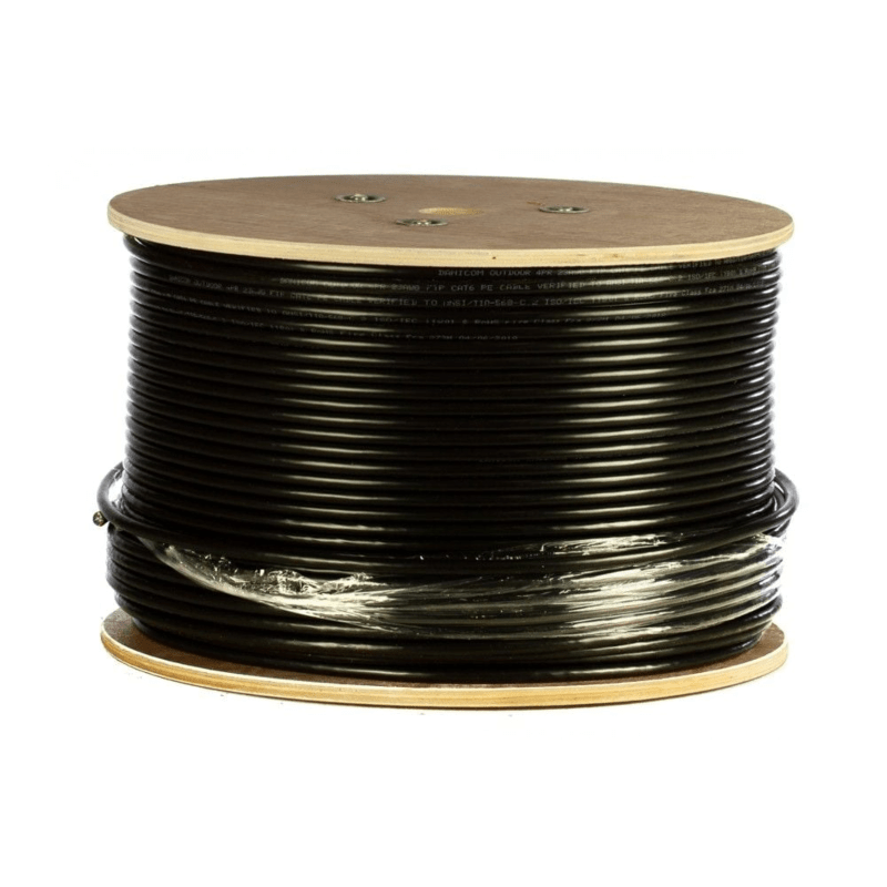 DANICOM CAT7 S/FTP 305 m Câble extérieur rigide sur bobine - PE (Fca)