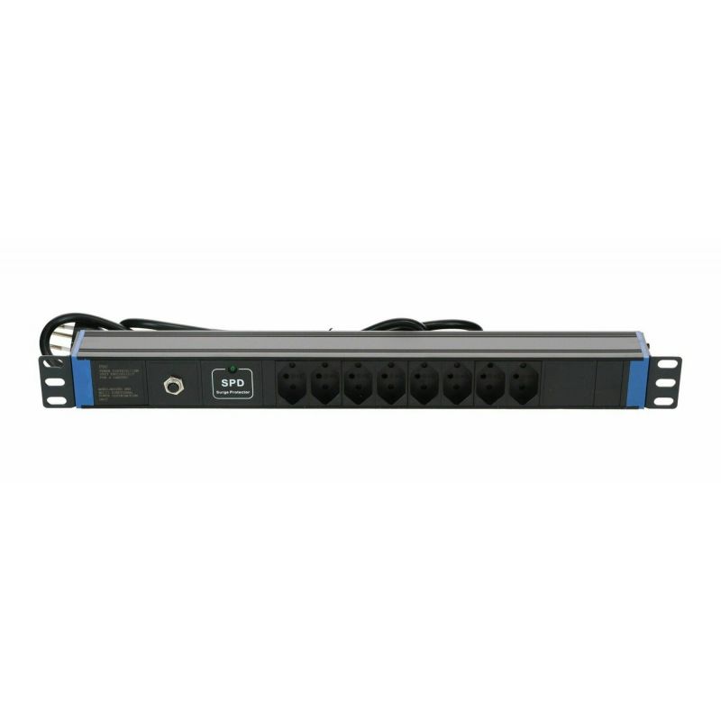 Multiprise Suisse 19" Surge Protection Device - 8 prises