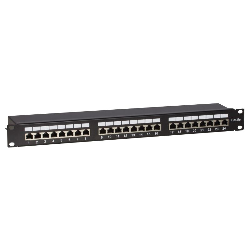 Panneau de brassage Cat5e FTP - 24 ports