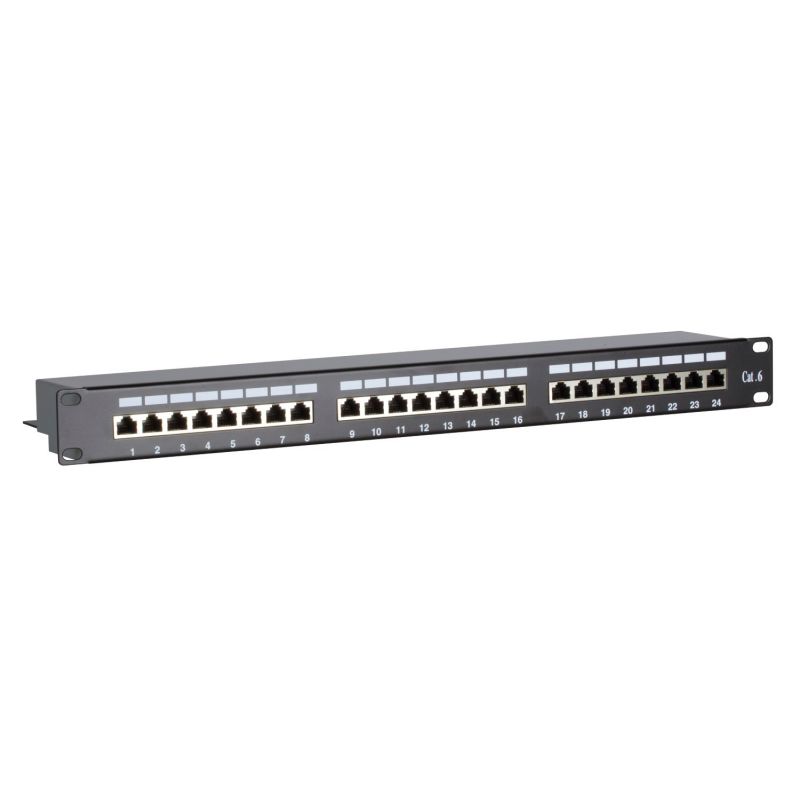 Panneau de brassage CAT6 FTP - 24 ports