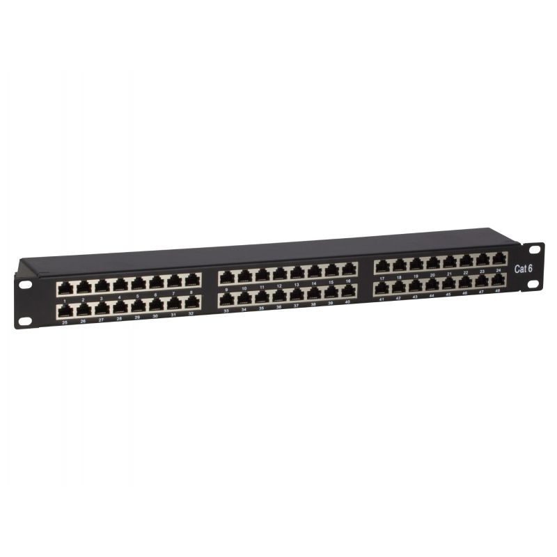 Panneau de patch CAT6 FTP - 48 ports, pour seulement 146,72 €